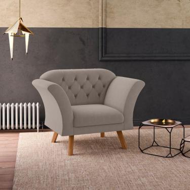 Imagem de Poltrona Decorativa Roseira Inca Sépia