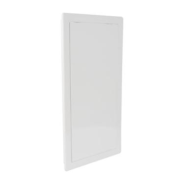 Imagem de Repa Market Painel de acesso 8 x 16 para drywall e teto - painel de porta de plástico ABS branco, placa de cobertura de furo de parede - à prova de ferrugem, fácil acesso e instalação, porta