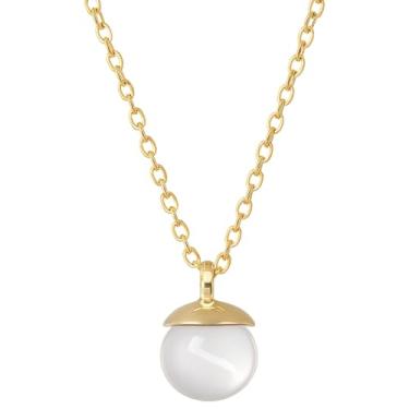 Imagem de Corrente ajustável 45 + 5 cm, aço inoxidável, pingente de ouro feito à mão, colar de semente de mostarda, símbolo exclusivo de incentivo e força