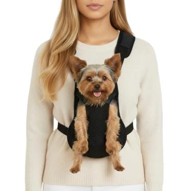 Imagem de Inspack Porta mochila para cães e gatos, mochilas para cães pequenos e médios, mochila para transportar peito frontal para cães de estimação, mochila tipo estilingue para carregar filhotes,