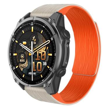 Imagem de OVERSTEP Pulseira compatível com Garmin Fenix 8 51 mm/Fenix 7X/Fenix 6X/Fenix 5X/Fenix 3, pulseiras magnéticas de silicone de 26 mm para smartwatch Epix 51 mm/Tactix 7/Enduro/Quatix 3/Descent Mk2i