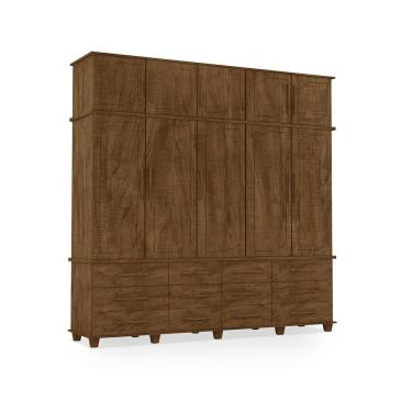 Imagem de Guarda-roupa Com 5 Portas Nancy Malbec