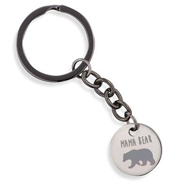 Imagem de Chaveiro com pingente de urso da mamãe da Emerald Park Jewelry