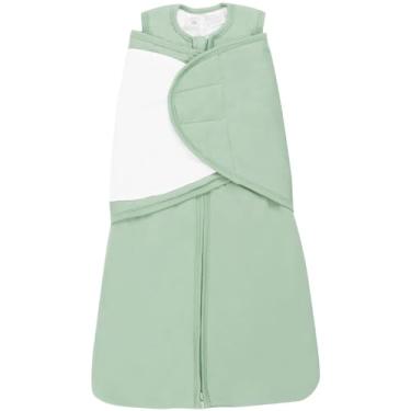 Imagem de littogoose Saco de dormir 1.0 TOG Preemie, cobertor ajustável para bebês recém-nascidos de 0 a 6 meses, Sálvia leve, P