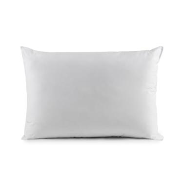 Imagem de Travesseiro Percal Premium, 50x70cm, Branco, 100% Algodão, 200 Fios, Enchimento em Fibra Siliconada, Hipoalergênico, para Uso Comercial