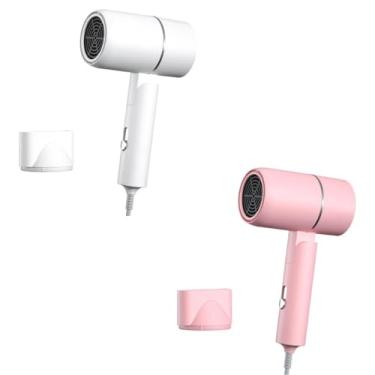 Imagem de Secador de Cabelo Portátil 1200W Bivolt - Tecnologia Iônica, Ar Quente e Frio para Viagens e Uso Diário(110V-Aleatória)