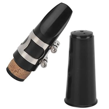 Imagem de Acouto Kit de Bocal de Clarinete Portátil Com Acessórios, Ligadura ABS, Almofadas, Palheta - para Iniciantes e Treinadores () (Preto)