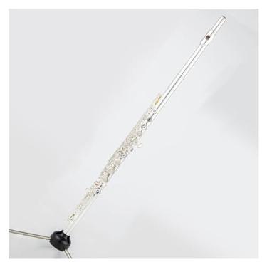 Imagem de Flauta Flauta Profissional Cobre Branco Material do Corpo Prático Tom C 17 Orifícios Abertos Instrumento Banhado a Prata