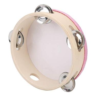 Imagem de RiToEasysports Tambor de Madeira para Crianças Com Pratos Pequenos, Brinquedo Musical Educacional para Expressão Criativa (urso vermelho)