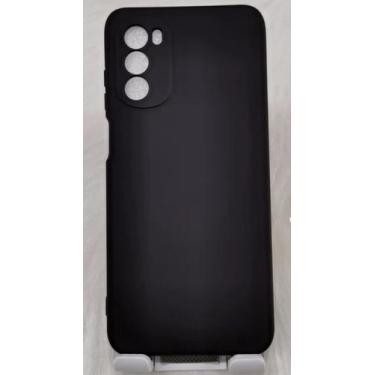 Imagem de Capa Capinha Case Motorola Moto G52/G82 Silicone Aveludada com proteçã