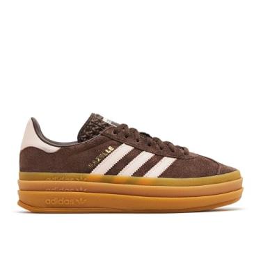 Imagem de adidas Tênis Gazelle Bold Feminino, Rosa Gelado/Castanho-Auburn/Gum, Tamanho 5.5