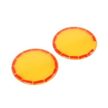 Imagem de Daeiclru Capa de farol de neblina frontal compatível com Subaru Crosstrek GU 2024 2025, para-choque dianteiro capa de proteção amarela transparente acessórios