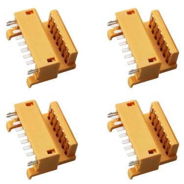 Imagem de LQ Industrial 4 peças BL1850 conector de plugue amarelo compatível com placa PCB de bateria de íon de lítio BL1830 BL1840LXT400 18V