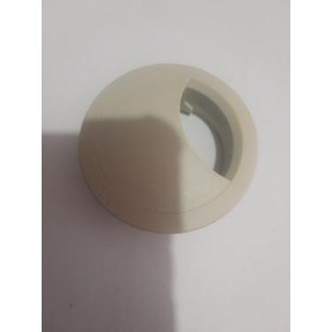 Imagem de Passa Fio 45mm para móveis - Comercial Analux, cinza claro