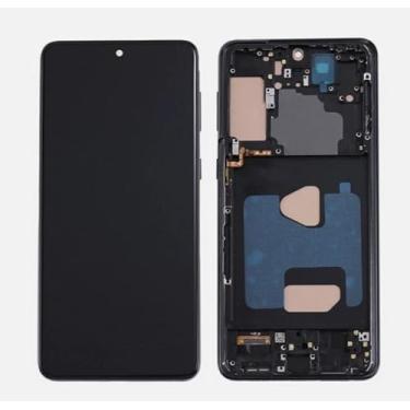 Imagem de Tela de substituição TFT para Samsung Galaxy S21 Plus SM-G996B SM-G996U SM-G996W SM-G996N SM-G9960 Tela LCD de 6,7 polegadas Montagem digitalizador sensível ao toque - com moldura preta