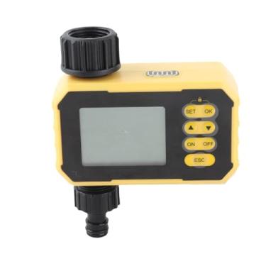 Imagem de Jiawu Temporizador de Aspersão de Válvula Solar de Via única Com Design de Filtro Anti-entupimento, Temporizador de Irrigação Automático para Jardim na Cobertura, Bateria de íon de Lítio 2000mAh