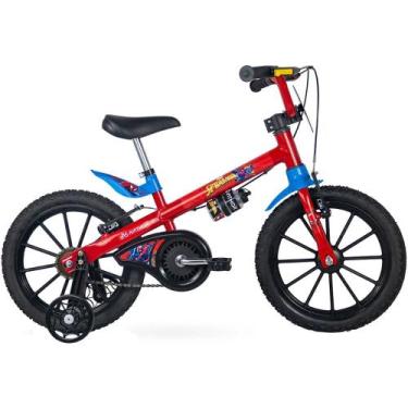 Imagem de Bicicleta ARO 16 Spider MAN Nathor - 101250160007 VERM / Azul