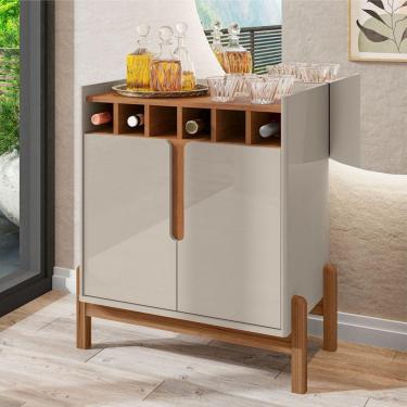 Imagem de Aparador Adega Porto Off White Cedro