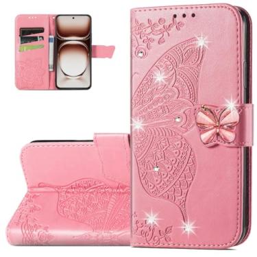 Imagem de Monwutong Capa carteira para Motorola Edge 50 Ultra, estampa de borboleta 3D, à prova de choque, capa flip de couro PU, fecho magnético e compartimentos para cartões de dinheiro para Moto Edge 50