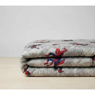 Imagem de Cobre Leito Solteiro Estampas Infantis - Hedrons, Homem Aranha