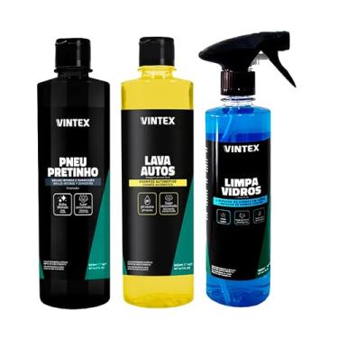 Imagem de Shampoo Lava Autos Limpa Vidros Pneu Pretinho 500ml Vonixx