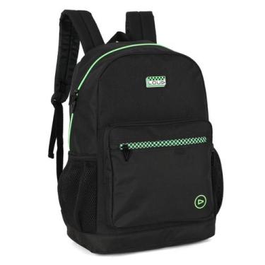 Imagem de Mochila de Costas Loud Checkered Oficial - Luxcel Cor:Verde, Verde