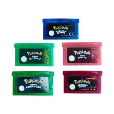 Imagem de Cartão De Jogo Pokemon GBA 32 Bits Para DS NDS GB Em Inglês, Espanhol,
