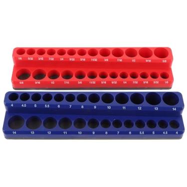 Imagem de aqxreight /4 Polegada Soquete Magnético e Suporte de Soquete SAE Bandeja de Portátil para Manutenção Doméstica de Reparo Profissional Garantindo Sec /4 Polegada Magnético OrganizerSocket