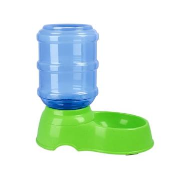Imagem de Bebedouro Pet com Galão por Gravidade – Abastecimento Automático para Cães e Gatos (verde)
