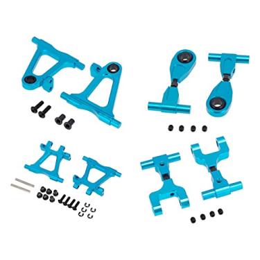Imagem de YIJU Peças de reposição RC para TT02 Monster Truck Car Hobby Modelo DIY Peças de reposição azul, Braço oscilante traseiro dianteiro
