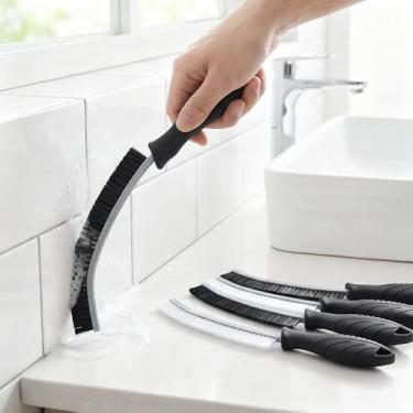 Imagem de Escova de limpeza - Escova de limpeza de argamassa, suprimentos de limpeza de casa, ferramentas de limpeza de lacunas, essenciais para casa, presentes para mulheres e homens, escova de limpeza de