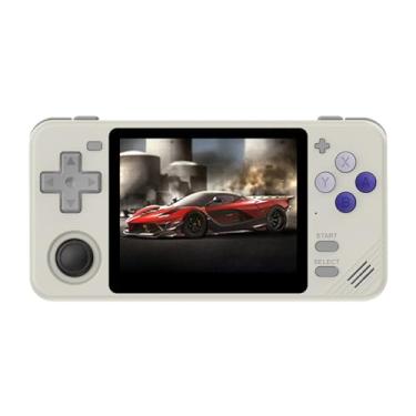 Imagem de Taruor Console de Jogos RGB10X Com Slots para Cartão TF Duplo, Bateria Recarregável Portátil de 2800mAh, para Jogos Emulador 64 Bits (cinza)