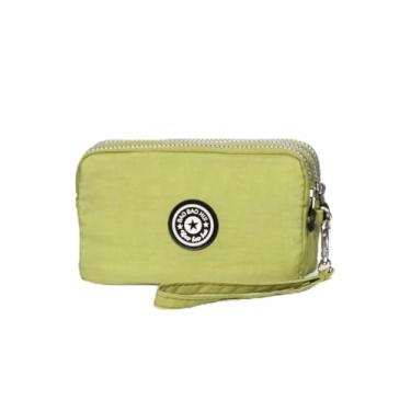 Imagem de Carteira de pulso de grande capacidade - Bolsa feminina de nylon estampada à prova d'água, Ya-28, Small