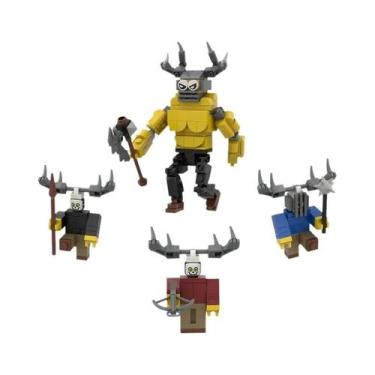 Imagem de Conjunto De Blocos De Montar Monstro Da Floresta Para Crianças 99 Noit