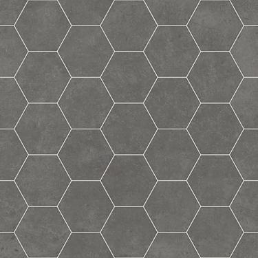 Imagem de Main Street Descasque e cole azulejos – Pacote com 6 design hexagonal, 30,5 cm x 30,5 cm, vinil resistente à água, fácil instalação DIY para cozinhas, banheiros e espaços de estar