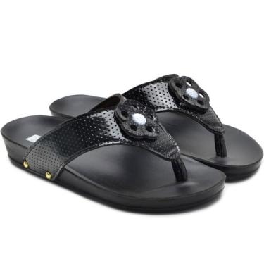 Imagem de Chinelo Sandalia estilo confort Esporão Ortopédico Alívio Nas Dores - 