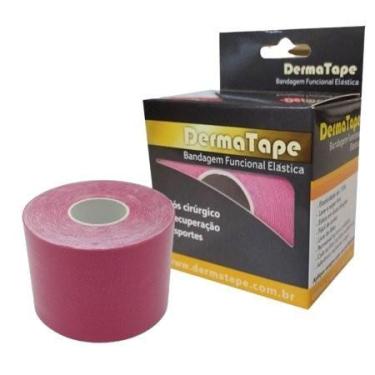 Imagem de BANDAGEM DERMATAPE FUNCIONAL ELASTICA - ROSA 5m X 5CM
