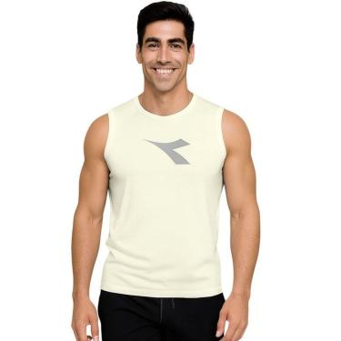 Imagem de Regata Machão Diadora Big Logo Masculina - Bege XGG-Masculino