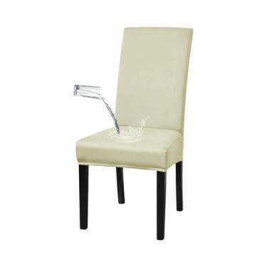 Imagem de Capa De Cadeira Elástica Impermeável Para Proteção E Decoração De Sala