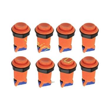 Imagem de Botão De Controle De Máquina De Jogo Neo Geo De 28mm, 8 Peças, Estilo 