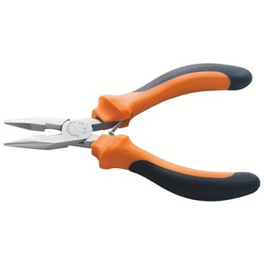 Imagem de Alicate bico meia cana reto 5'' com isolação Tramontina Pro