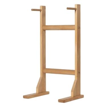 Imagem de Almencla Suporte de Madeira para Gongo, Portátil, para Sino de Vento, Ideal para Estúdios de Ioga E Mesas.