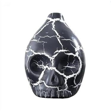 Imagem de Apito da Morte Asteca Gritando - Apito Cerâmico 126+ DB, Apito Mortal Mais Alto Perfeito para Halloween e Dias De Los Muertos (Preto + Branco)