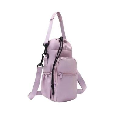 Imagem de Bolsa Térmica Para Garrafa De Água Com Bolso Para Celular E Alça Trans