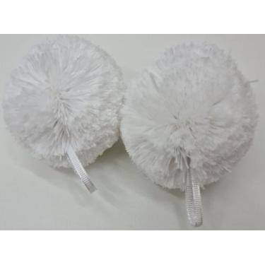 Imagem de POMPOM 1144 C ALCA EM GORGURAO 2 UNID REF 4271/1 COR B01 BRANCO - Deco