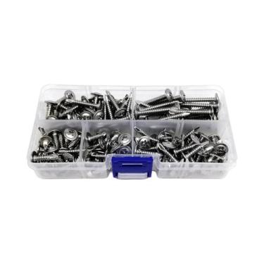 Imagem de Kit De Parafusos Autoatarraxantes De Aço Inoxidável 410 M4.2 M4.8, 100