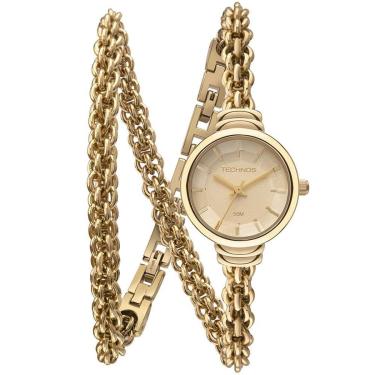 Imagem de Relógio Technos Feminino Mini Joia Dourado - 2035NDO/1X-Feminino