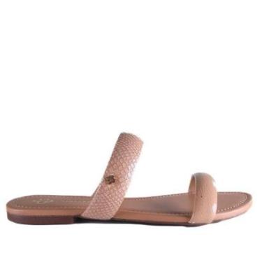 Imagem de Rasteira Feminina Capodarte 4018721 Naturale-Feminino