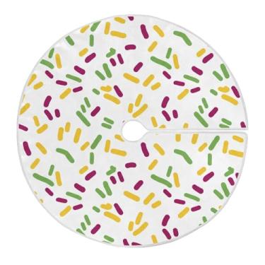 Imagem de ATTX Saia para confetes de Mardi Gras de 90 cm – Decoração festiva para festas de ano novo e carnaval #205