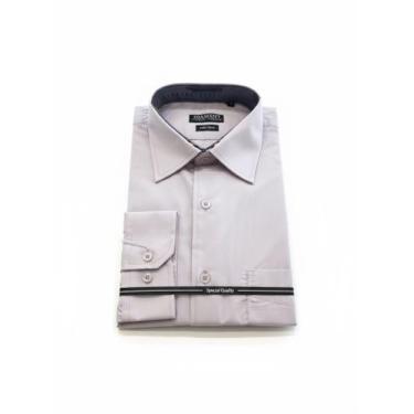 Imagem de Camisa Masculina Social Lilás Manga Longa Diament - Estilo e Conforto,